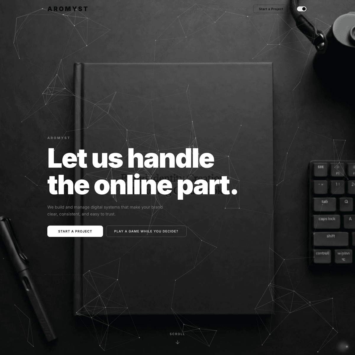 Aromyst — Digital systems for brands